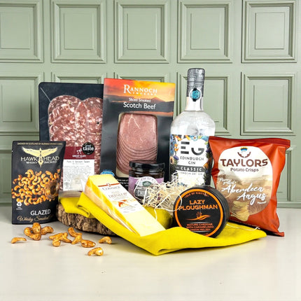 Luxury Birthday Gift Hampers for Her by Majestic Hampers featuring artisan UK food and drink gifts, beautifully presented for elegant birthday celebrations.