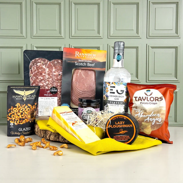 Luxury Birthday Gift Hampers for Her by Majestic Hampers featuring artisan UK food and drink gifts, beautifully presented for elegant birthday celebrations.